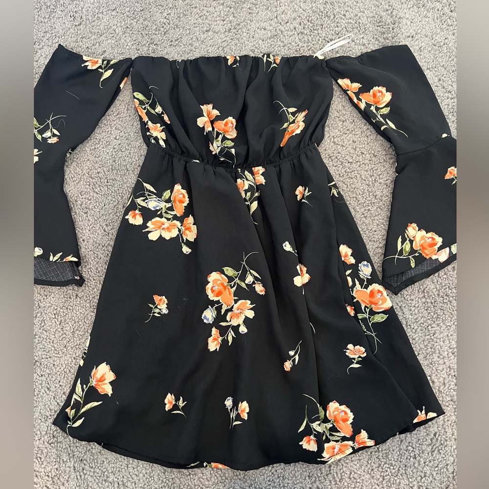Off the shoulder dress